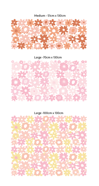 Simply Sweet Flower Decals (Different colours)