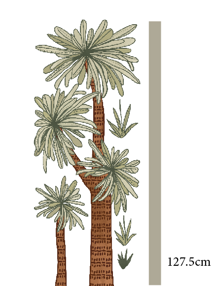 Succulent Tree Wall Decal