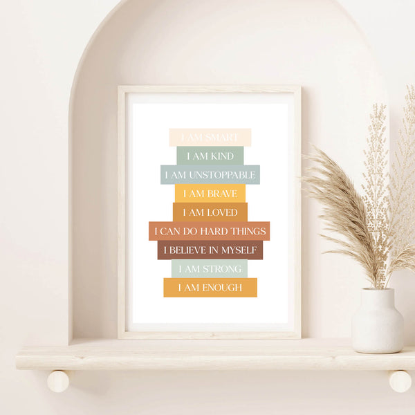 Colourful Affirmation print