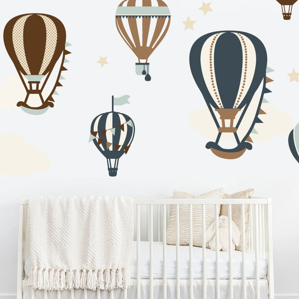 Hot air balloon Wall Decals