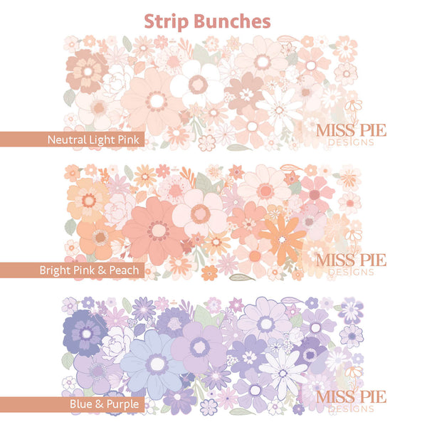 Bonnie Flower Wall Decals (Multiple Colours)