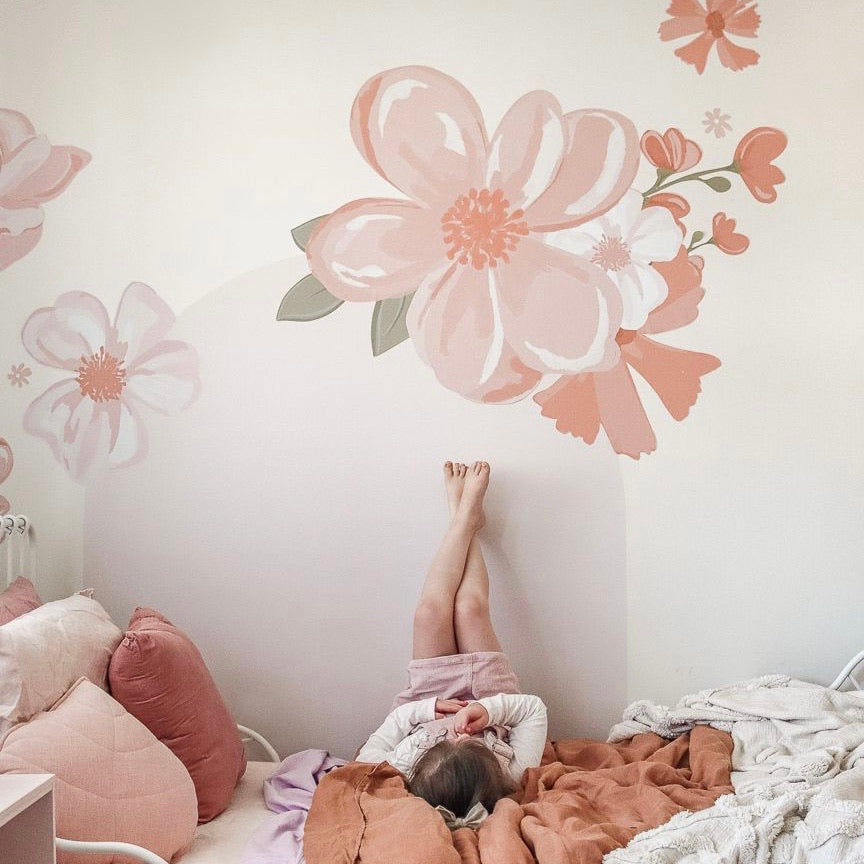 Magnolia flower wall Decals