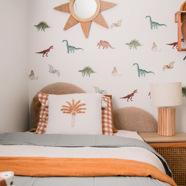 Mini Watercolour Dinosaur Wall Decals