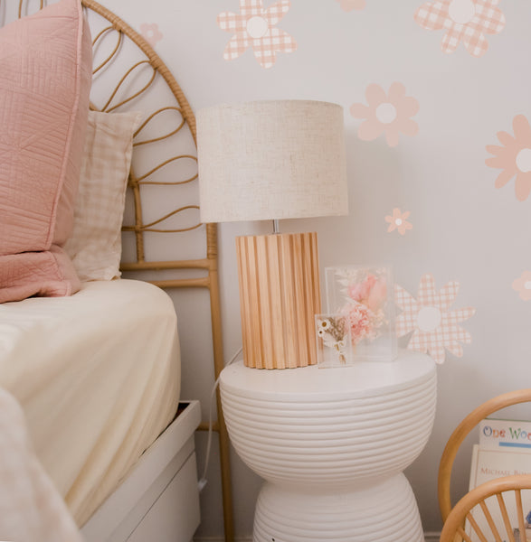 Gingham Flower decals