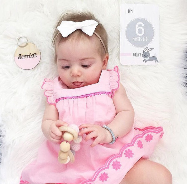 Baby - Pink Milestone Cards
