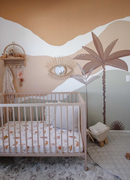 Boho Large Palm Tree Wall Decals