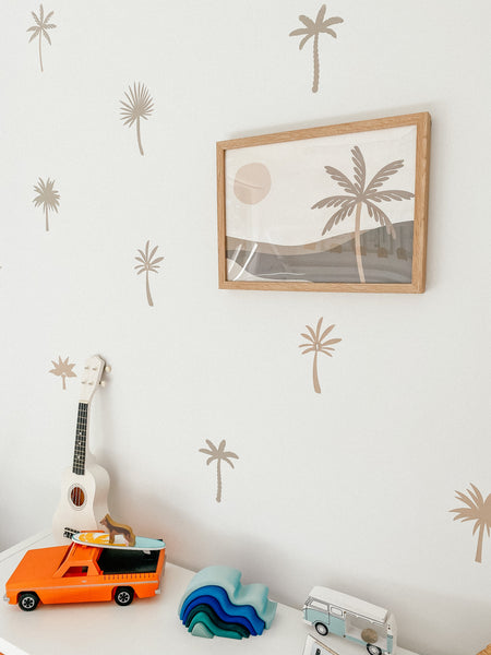 Medium Boho Palm Decals