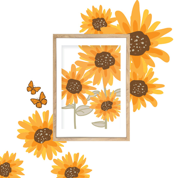Sunflower Decals