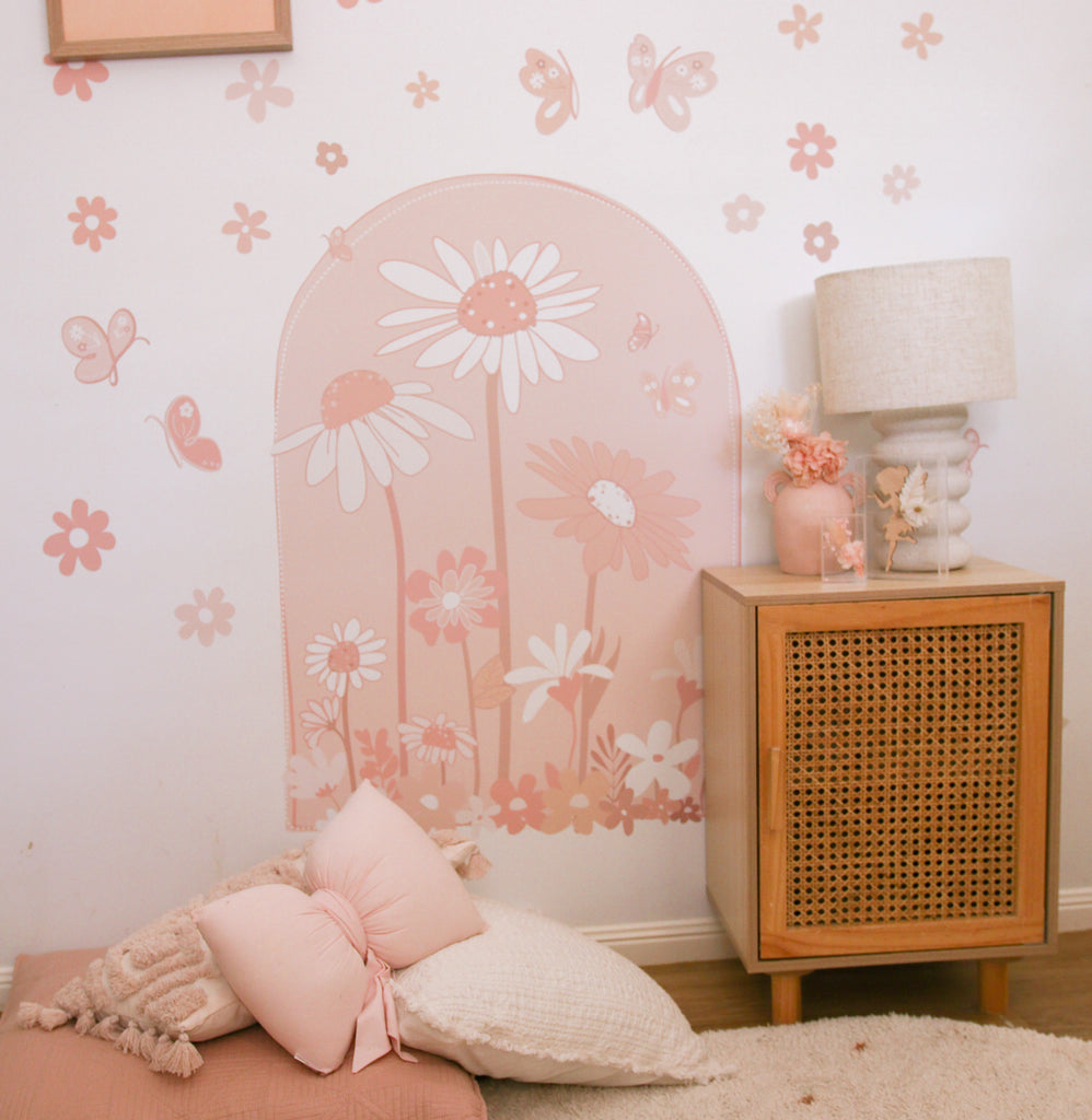 Floral Arch Wall Decals – Miss Pie Designs