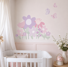 Little Flower Field wall decals