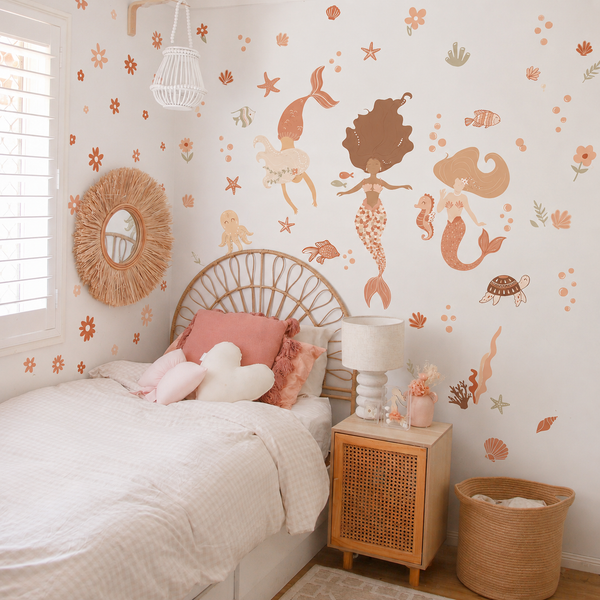 Mermaid Trio Wall Decals