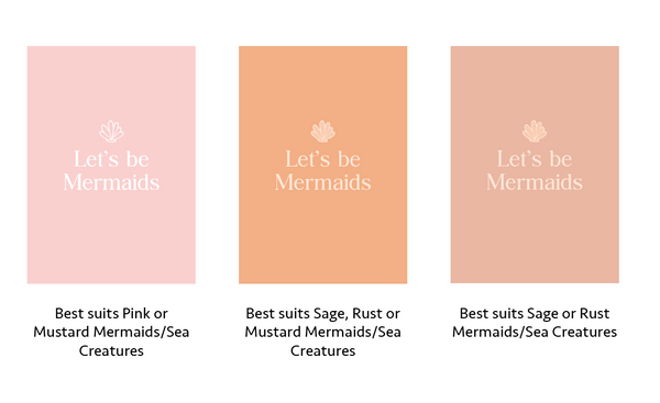 Let's Be Mermaids prints