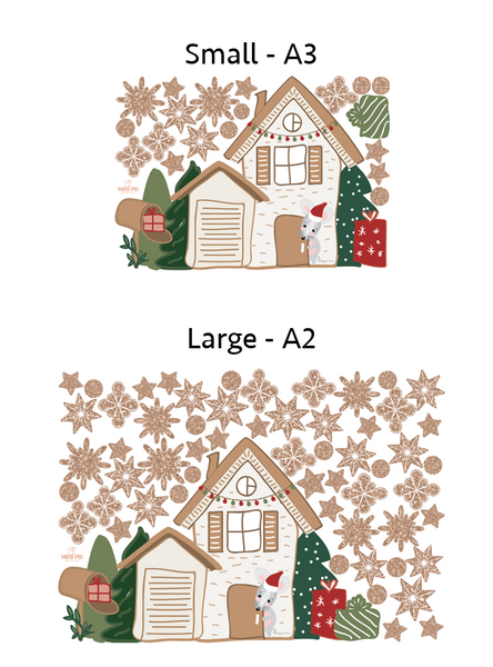 Christmas House Wall Decals