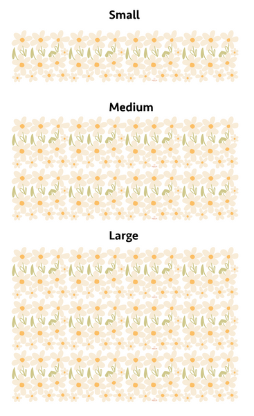 Coloured Daisy Decals (Lots of colours to choose from)