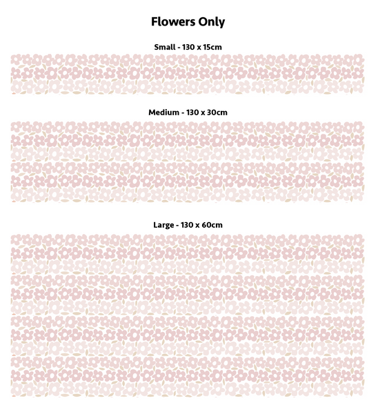 Mini Vintage Flower Decals