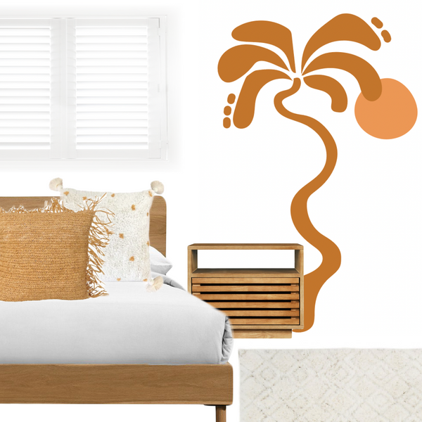 Coastal Palm Wall Decal