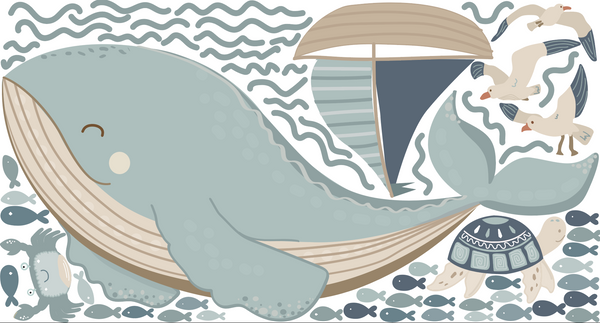 Whale Wall Decals