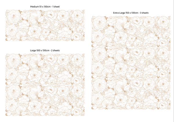 1 Vintage Blooms Decals