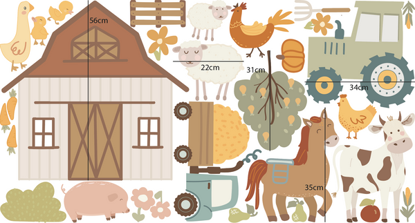 Farm Animals Wall decals
