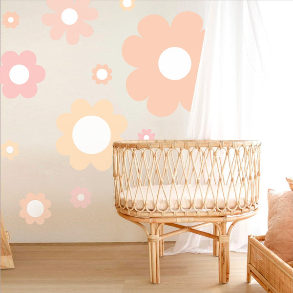 Colour Burst flower Decals