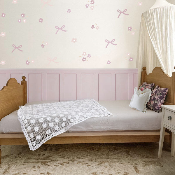 Mini Vintage Flower Decals