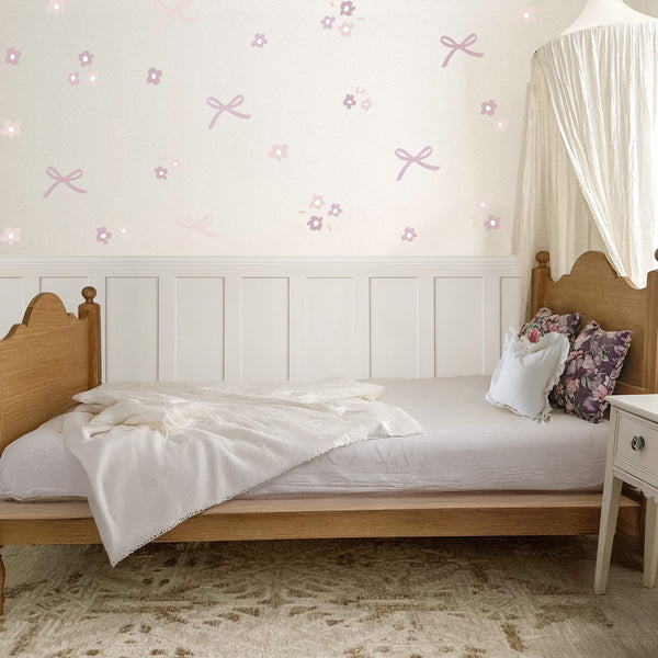 Mini Vintage Bow Decals (matches mini vintage flowers)