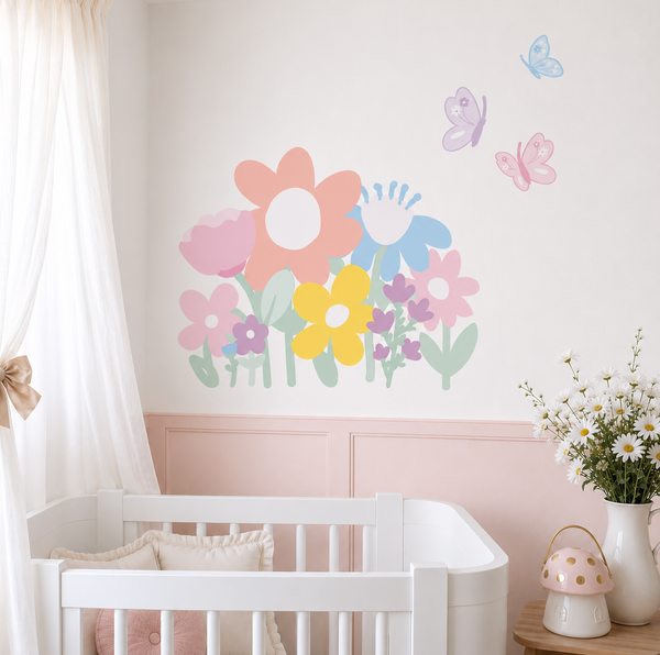 Little Flower Field wall decals
