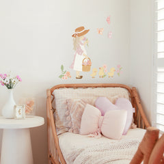 Sweet Vintage Girl Wall decal