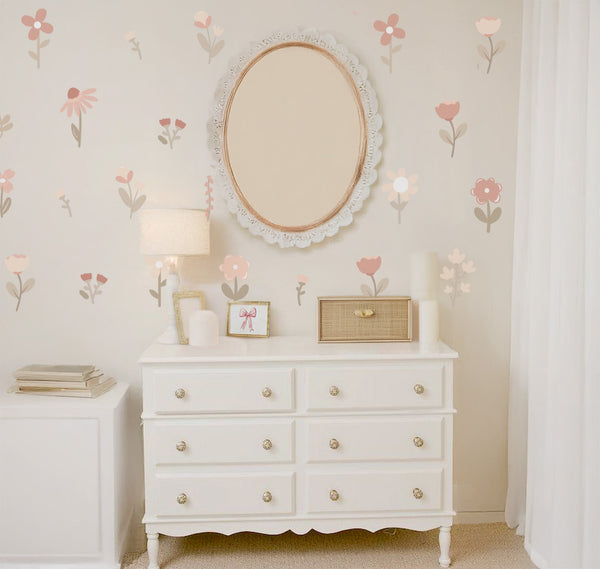 In Bloom Floral Wall Decals