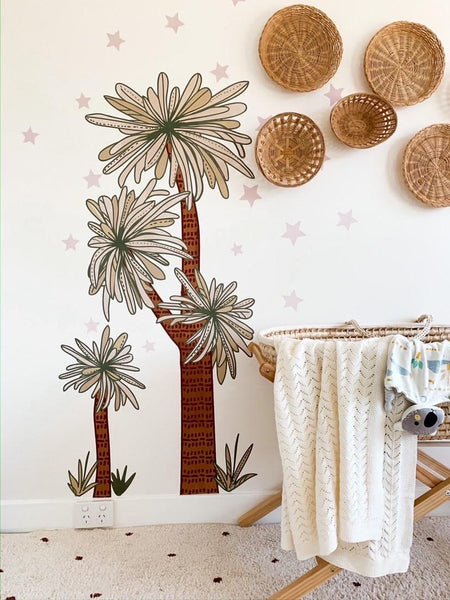Succulent Tree Wall Decal