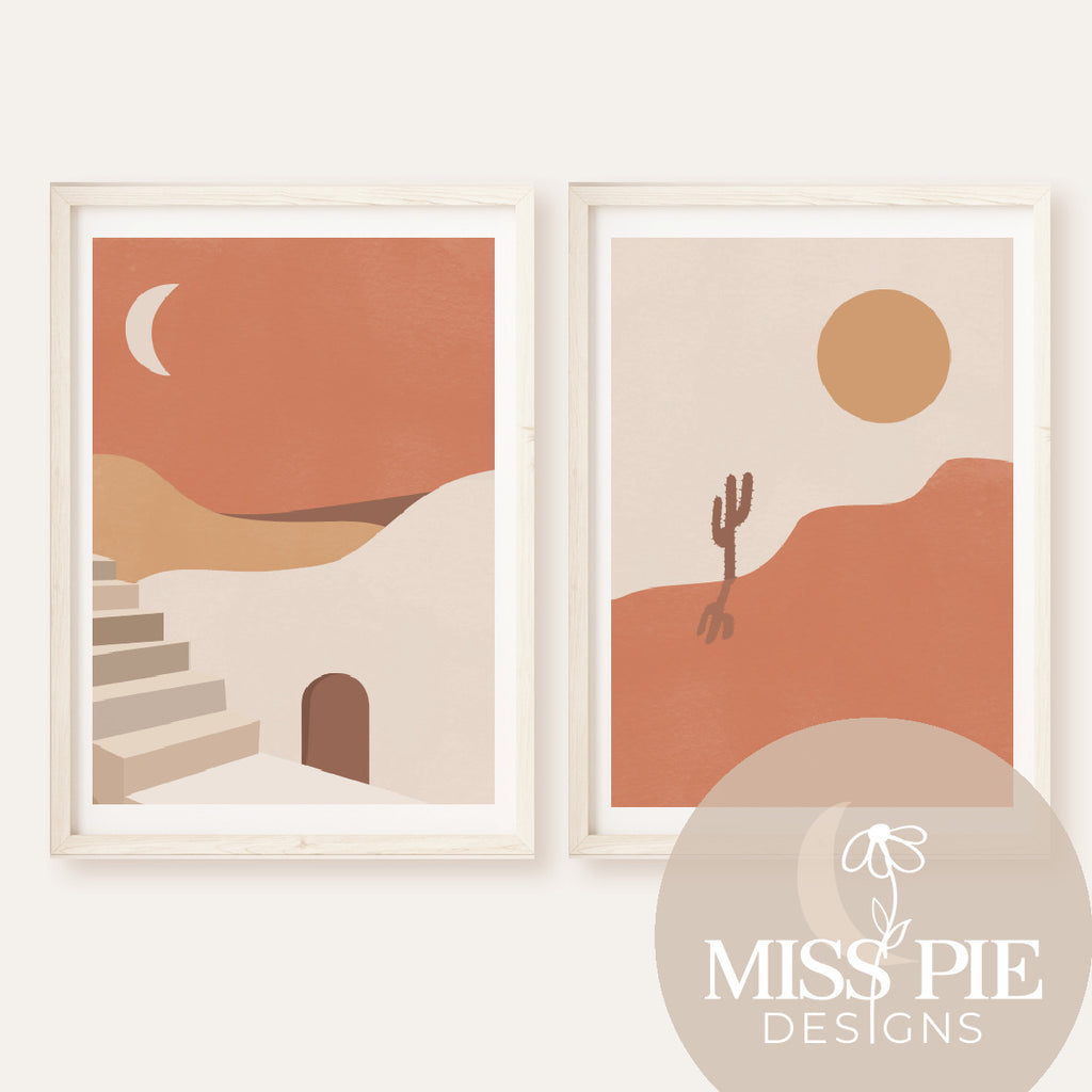 Desert Dreams - Print pair