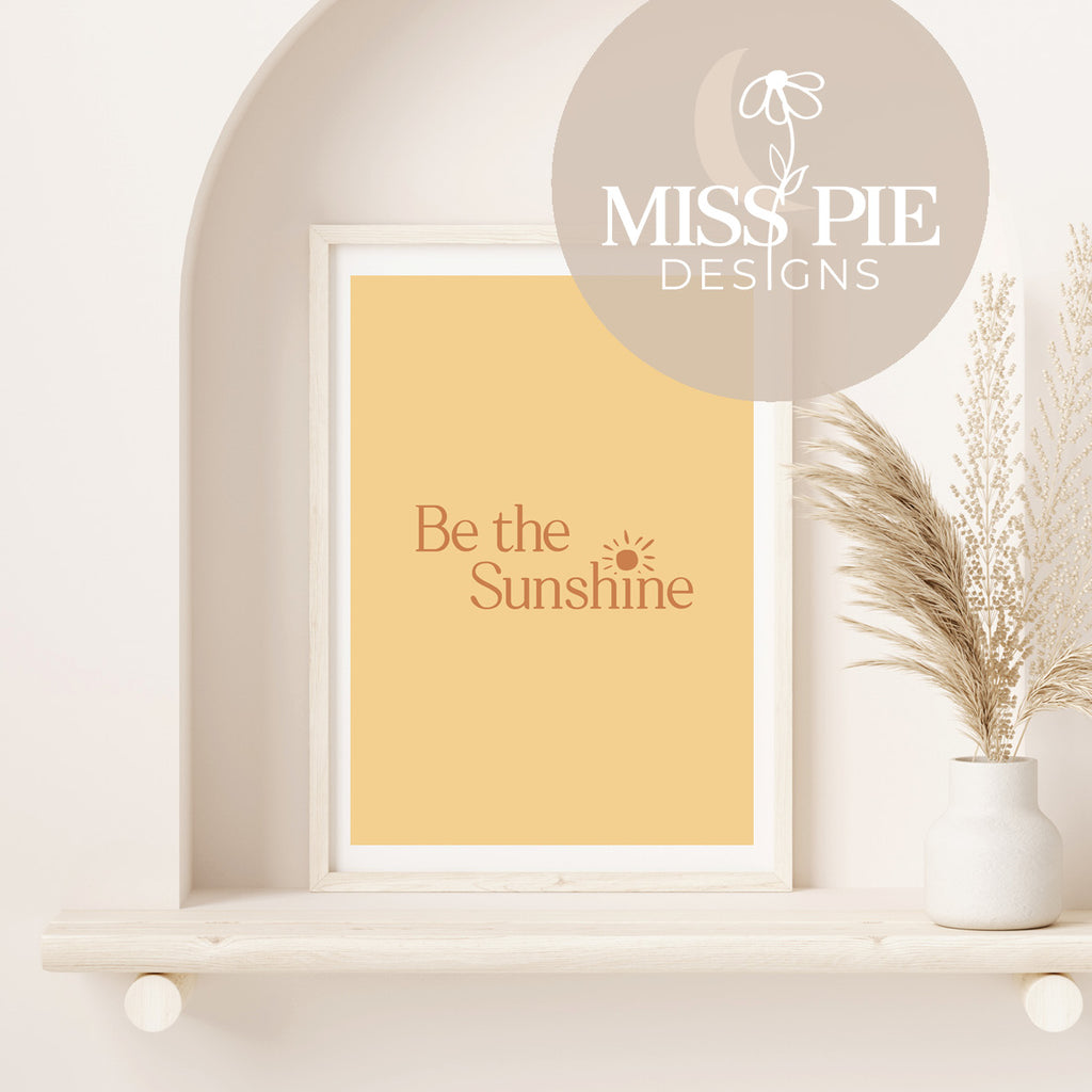 Sunshine Wall Decal – Miss Pie Designs