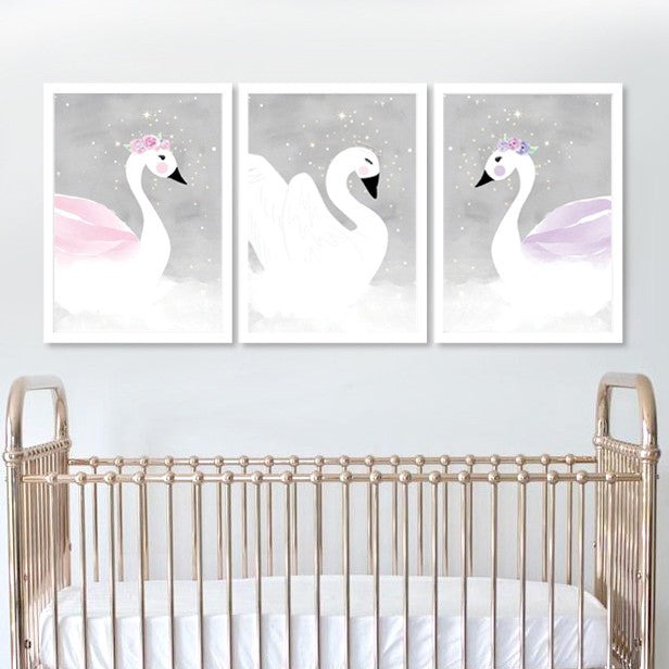 Angel Swan with her Sisters - Print Trio Seconds