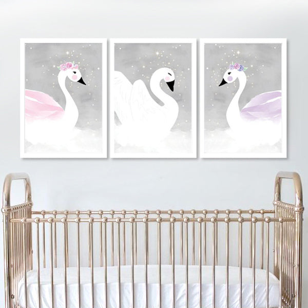 Angel Swan with her Sisters - Print Trio Seconds