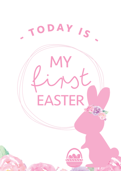 My first EASTER cards - pink or blue
