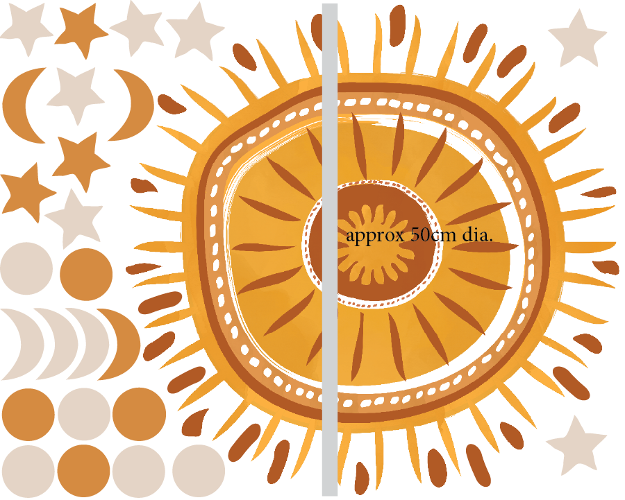 Sunshine Wall Decal – Miss Pie Designs