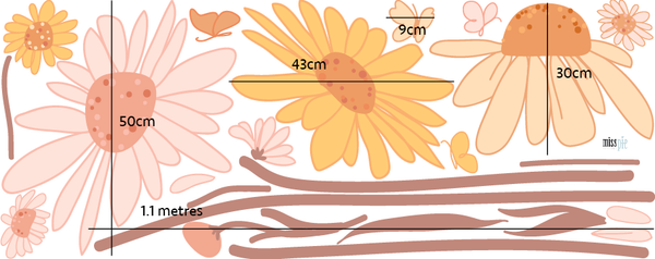 Daisy Decals - Large