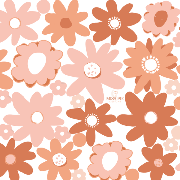 Sweet Flower Decals (Different colours)