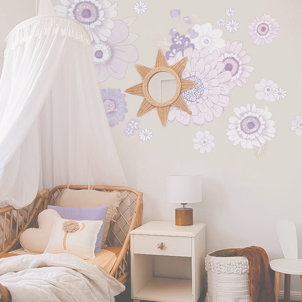 Violet Vibes wall Decals