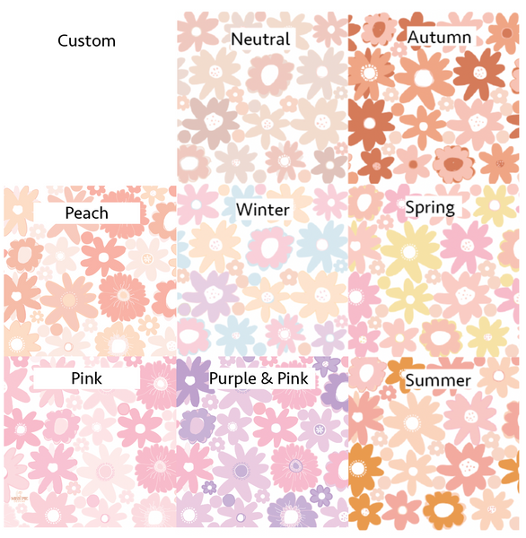 Sweet Flower Decals (Different colours)