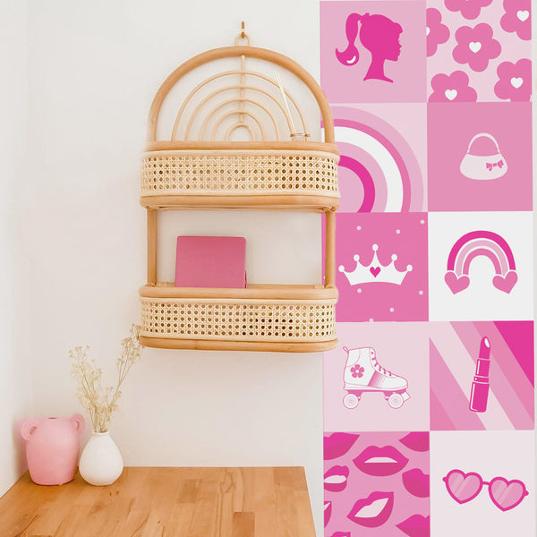 Pink Dolly Wall Panels