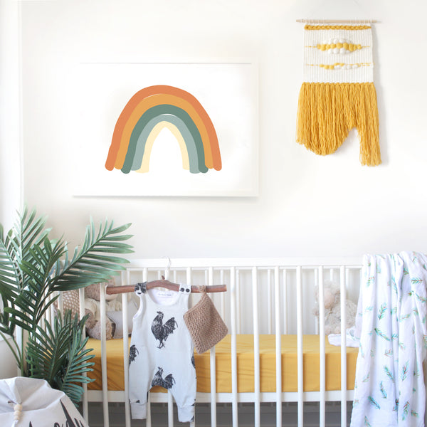 Rainbow Nursery Print