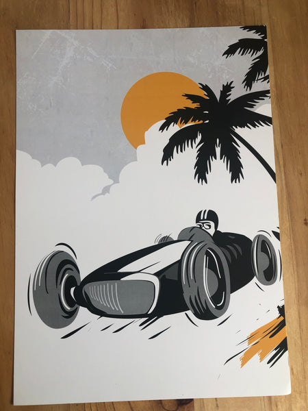 Black  car Print - sample
