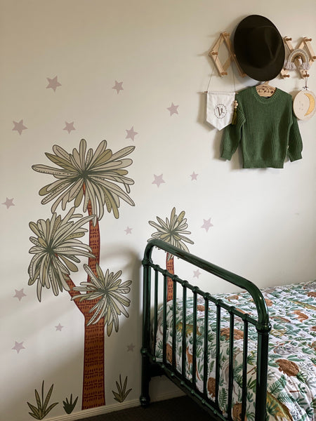 Succulent Tree Wall Decal