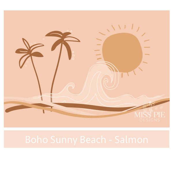 Boho Sunny Beach - Salmon