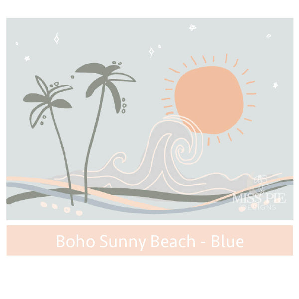 Boho Sunny Beach - Blue