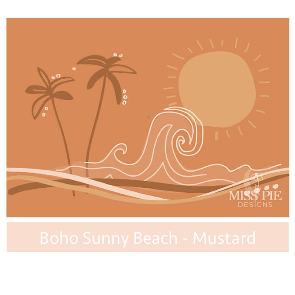 Boho Sunny Beach - Mustard