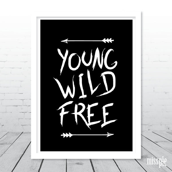 Young, Wild, Free - Black